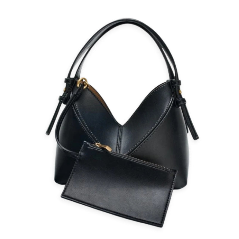 Bolsa de Ombro Preta - Porto